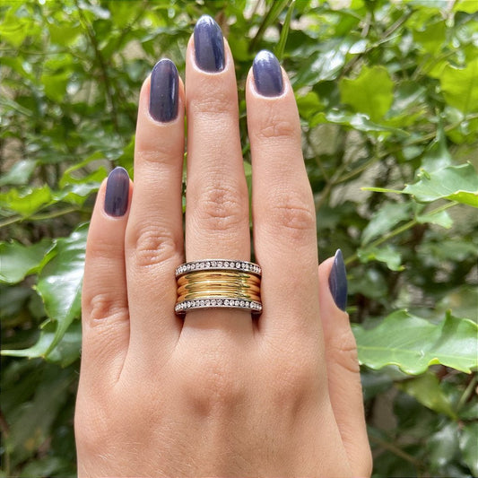 Ring Luxury Imperial 18K Gold Plated