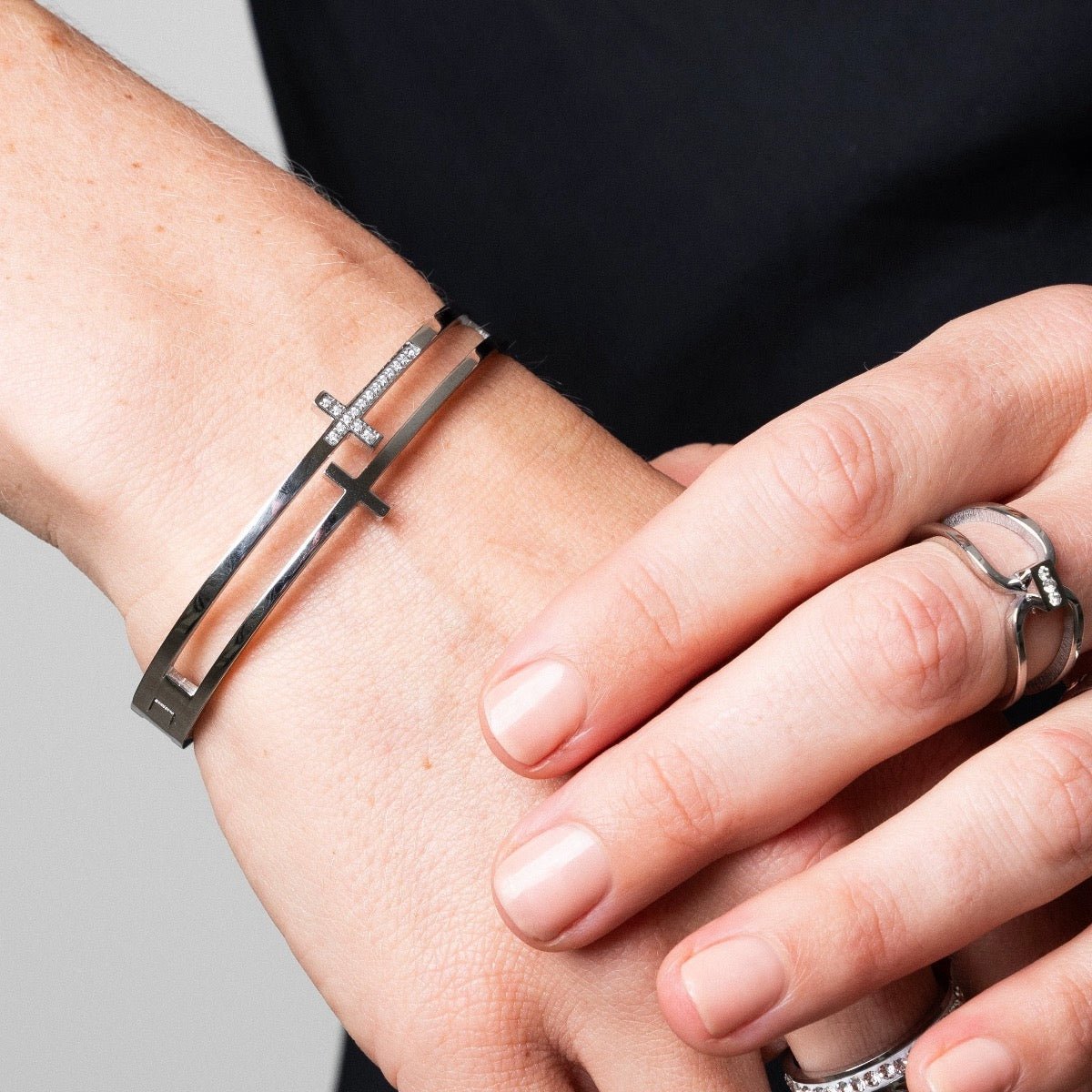 Bracelet Cross - Silver