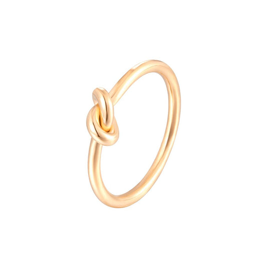 Ring Knot 18K Gold Plated