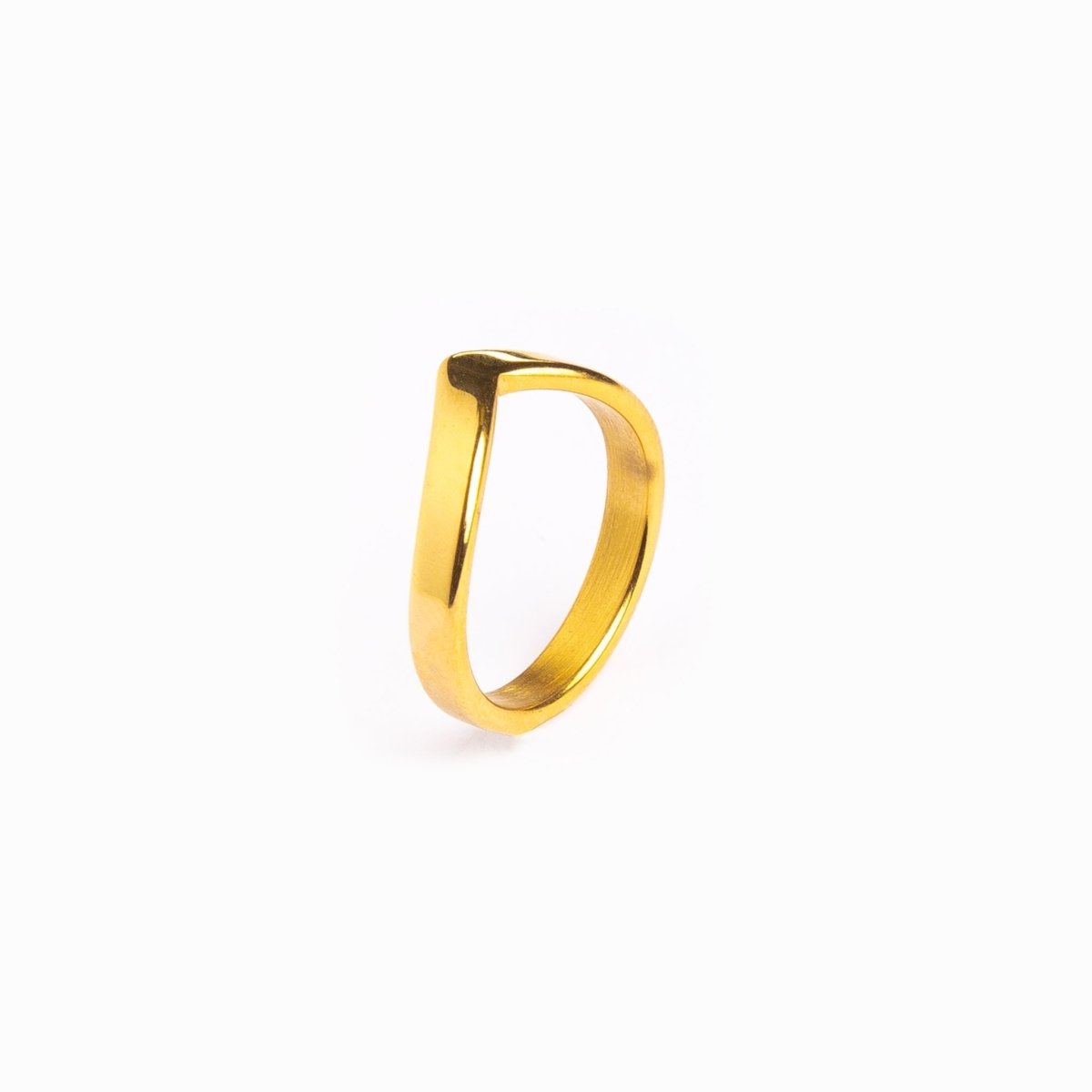 Ring Trinity Smooth 18K Gold Plated