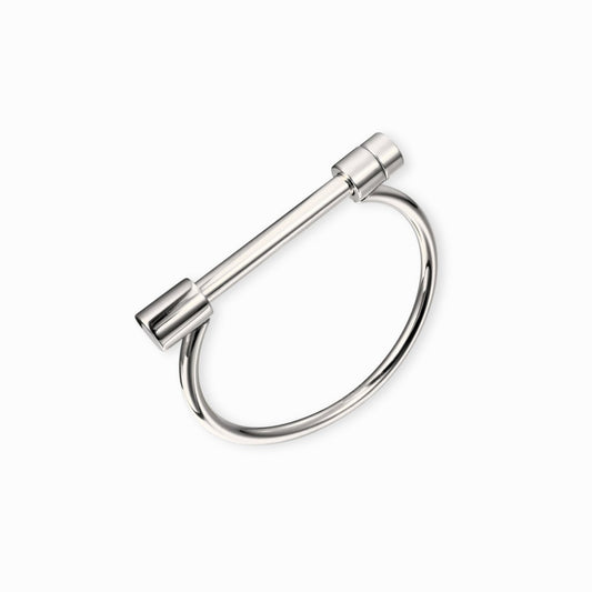 Bracelet Screw Cuff - Silver