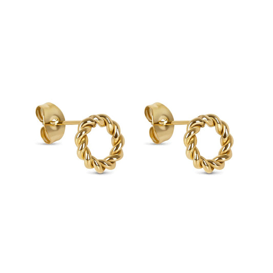 Earring Twist 18K Gold Plated