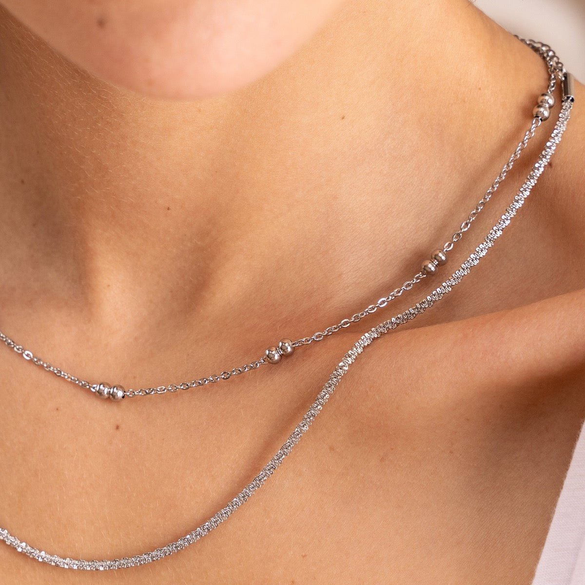 Necklace Dely - Silver