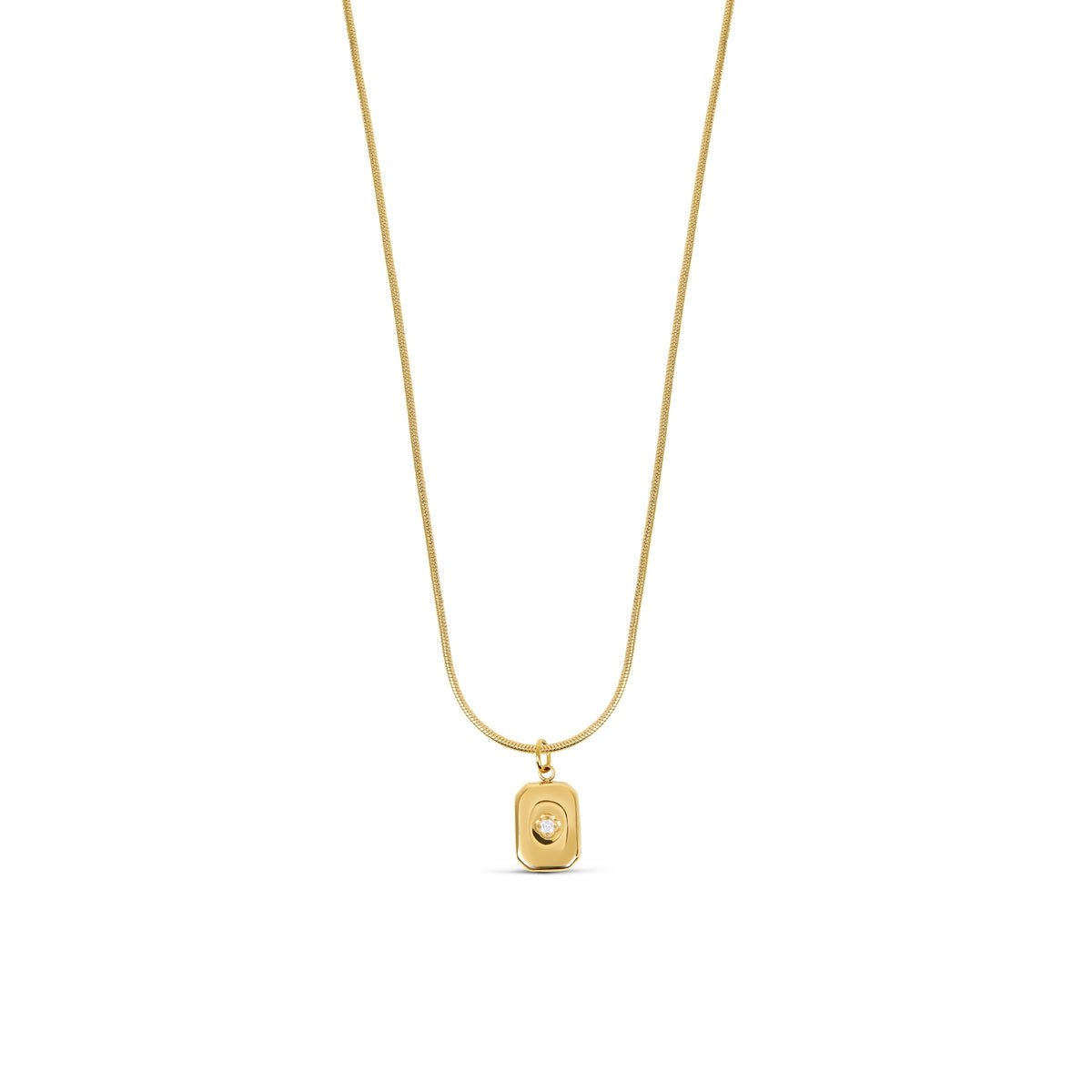 Necklace Shine Pendant 18K Gold Plated