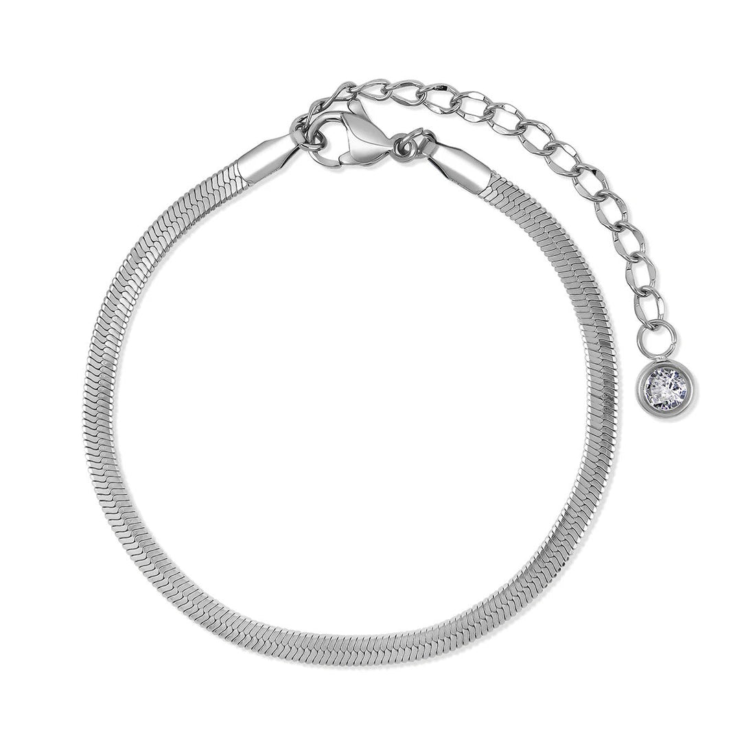 Glamour Zirconia Bracelets Kit - Silver