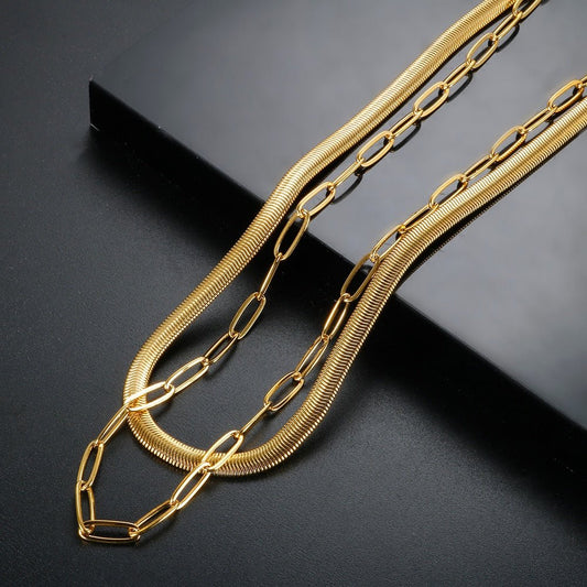 Mix Necklace Antonela 18K Gold Plated