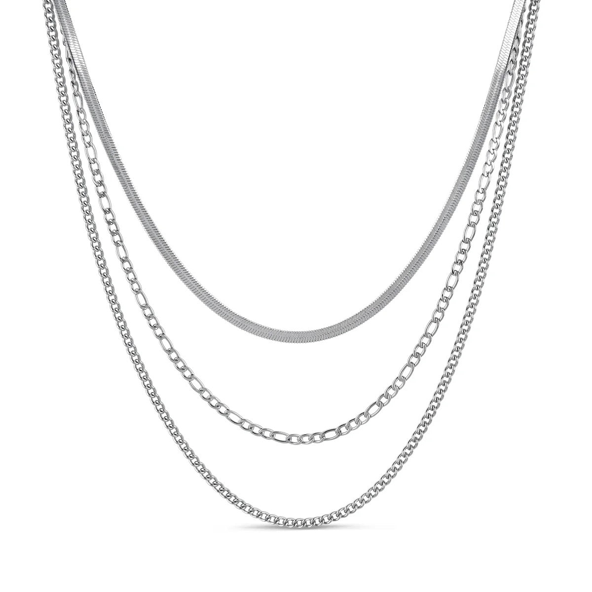 Mix of Chains - Silver