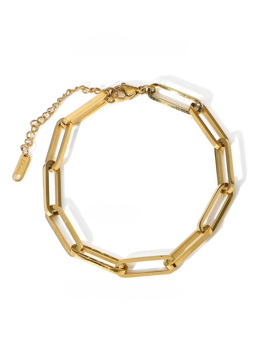 Celina Link Chain Bracelet 18K Gold Plated