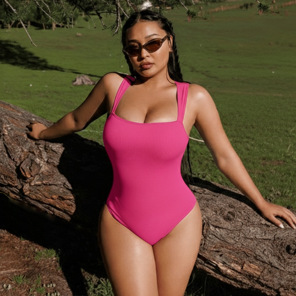 Ribbed Snatching Bodysuit